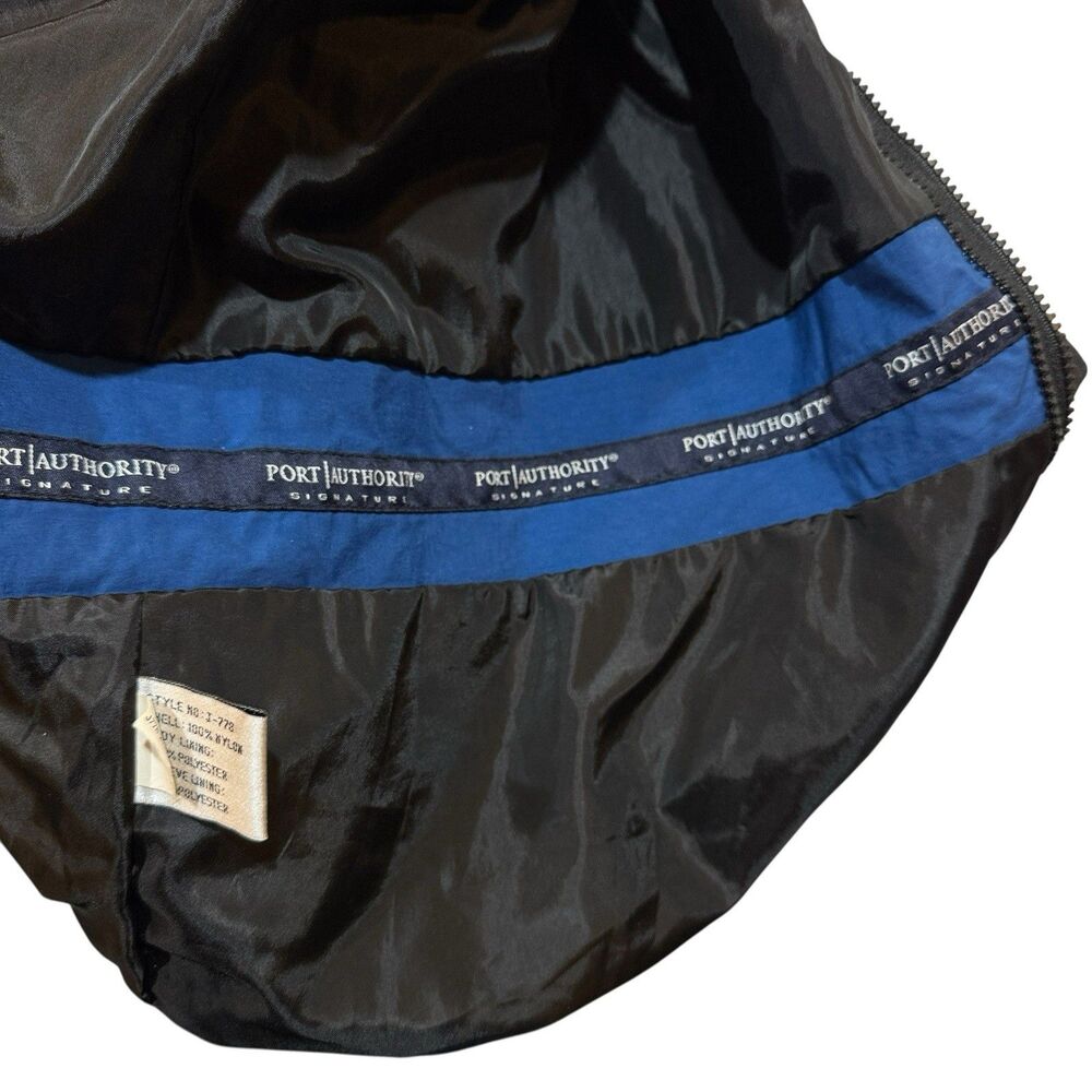 UAW Local 435 Auto Workers Jacket XL Port Authority Blue Union Windbreaker Hood - Picture 15 of 16